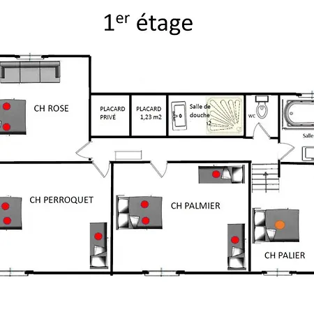 Poigniere 17 Pers Jacuzzi, Baby-foot, 30 Min * Tessy-sur-Vire