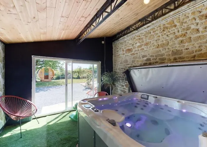 La Clef Decamp Poigniere 17 Pers Jacuzzi, Baby-foot, 30 Min Casa de Férias